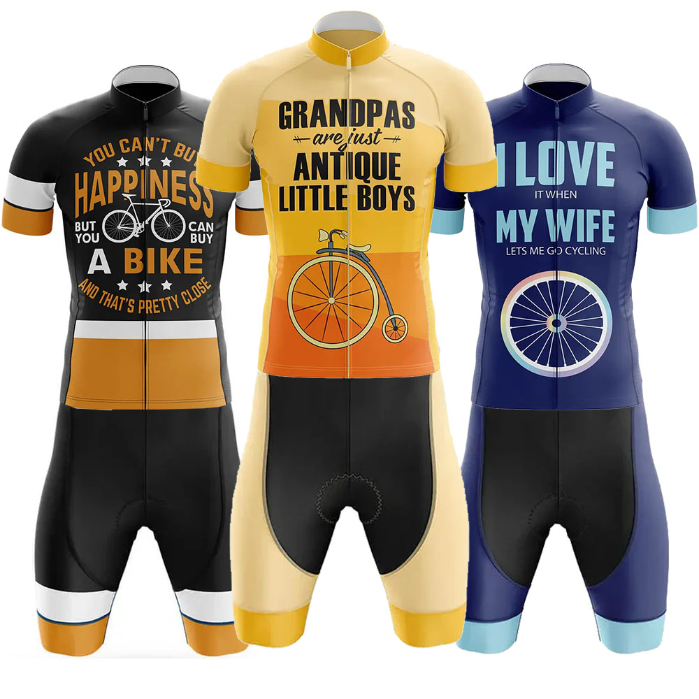 Mountain Biking Outfit - Grandpas Cycling Clothing Uniform Jersey Kit