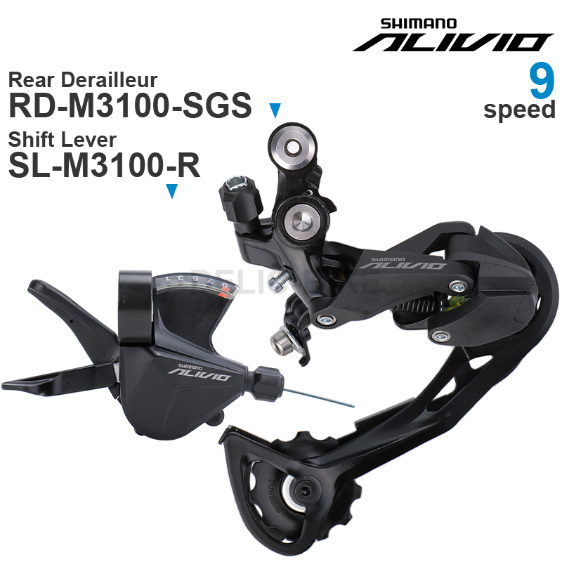 Rear Derailleur Shadow - SHIMANO ALIVIO M3100 Groupset Shifter SL-M3100-R