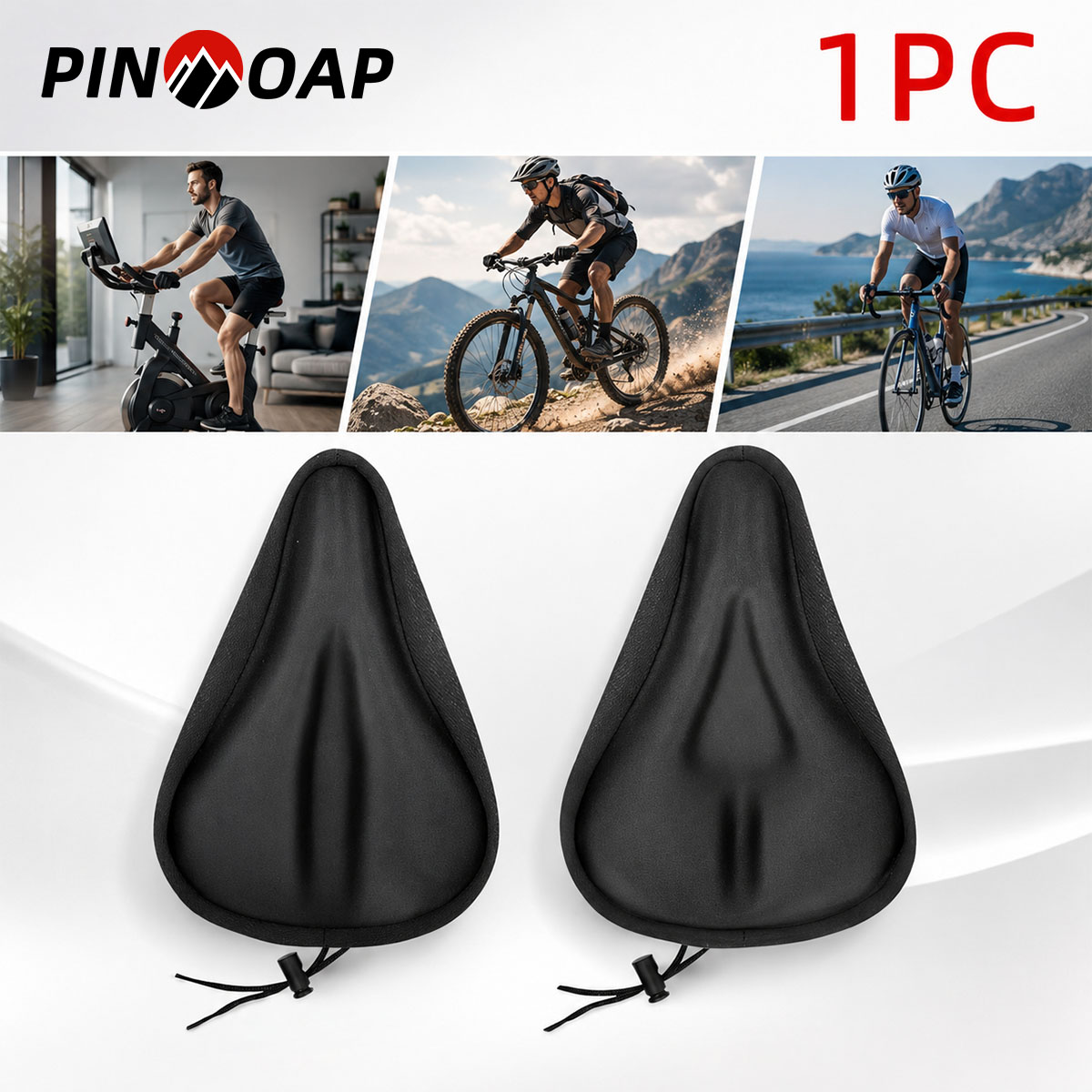 Mountain Biking Pads - PINMOAP 2PCS Bicycle Seat Cover Comfort