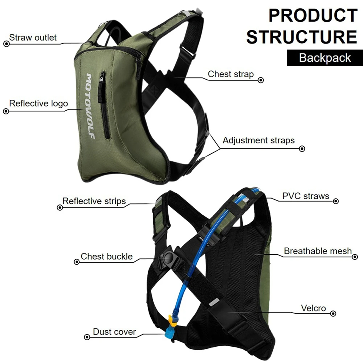 Motorcycle Cycling Hydration P - Mountain Biking Hydration Pack 评论和价格