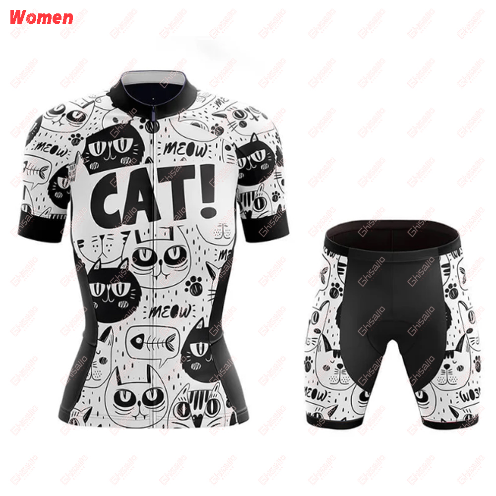 Cat Sleeveless Polyester Cycli - Mountain Biking Outfit 评论和价格