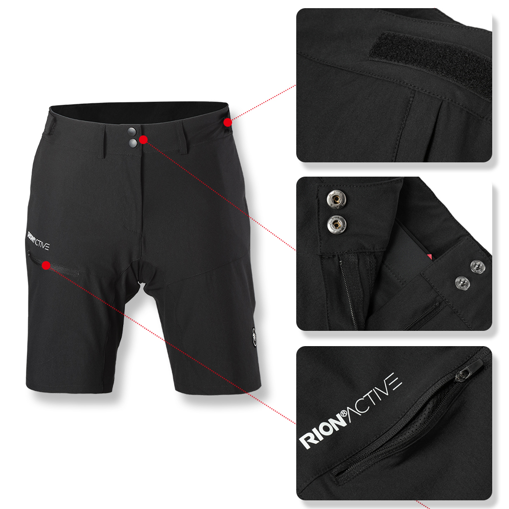 RION Men's Cycling Shorts Deta - Mountain Biking Outfit 评论和价格