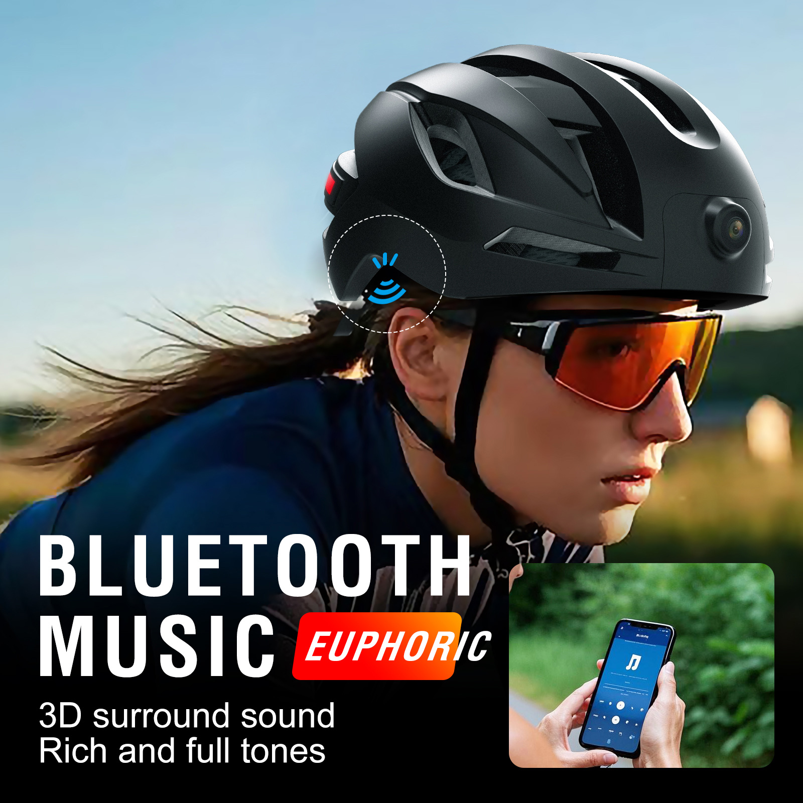 1080P Smart Helmet Sports Came - Mountain Biking Definition 评论和价格