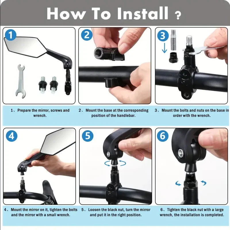 Mountain bike rearview mirror  - Mountain Biking Definition 评论和价格